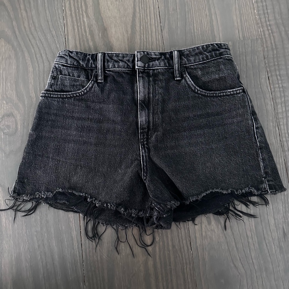 Alexander Wang Black Denim Shorts